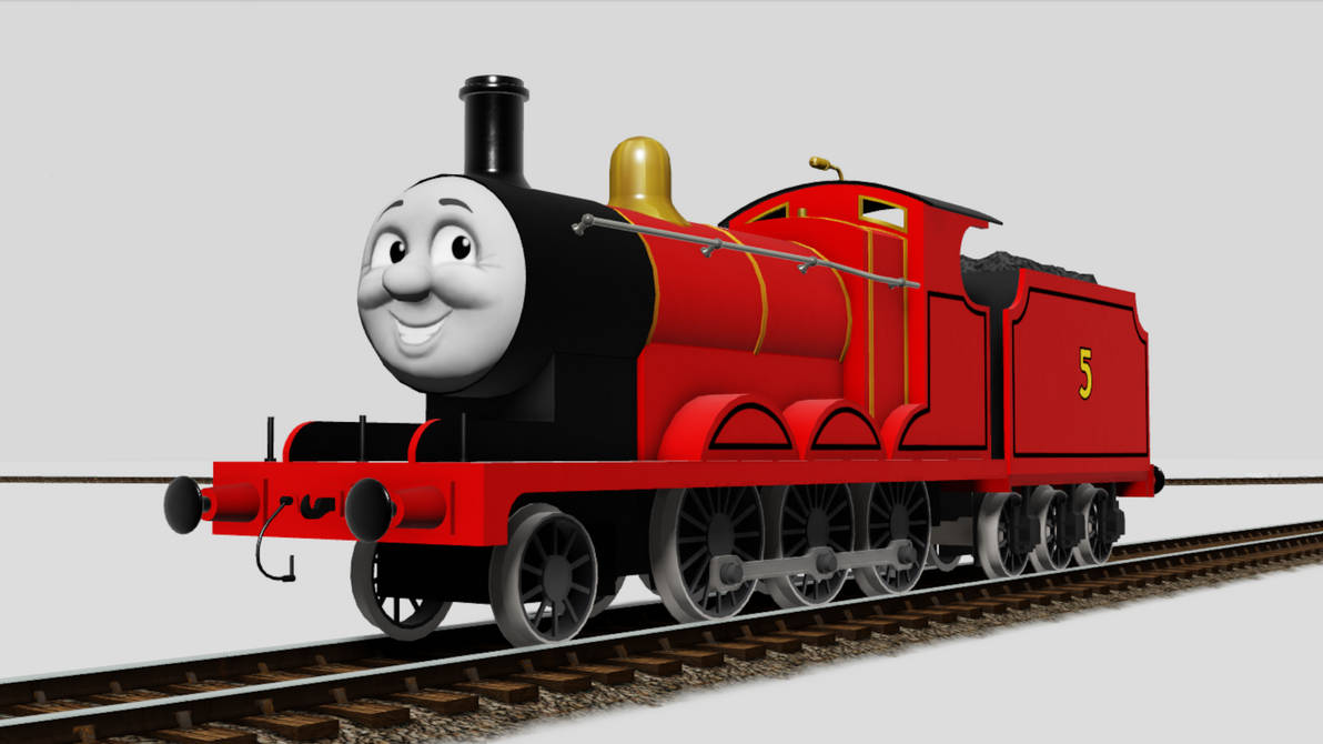 James the Red Engine by MasteroftheLemons on DeviantArt