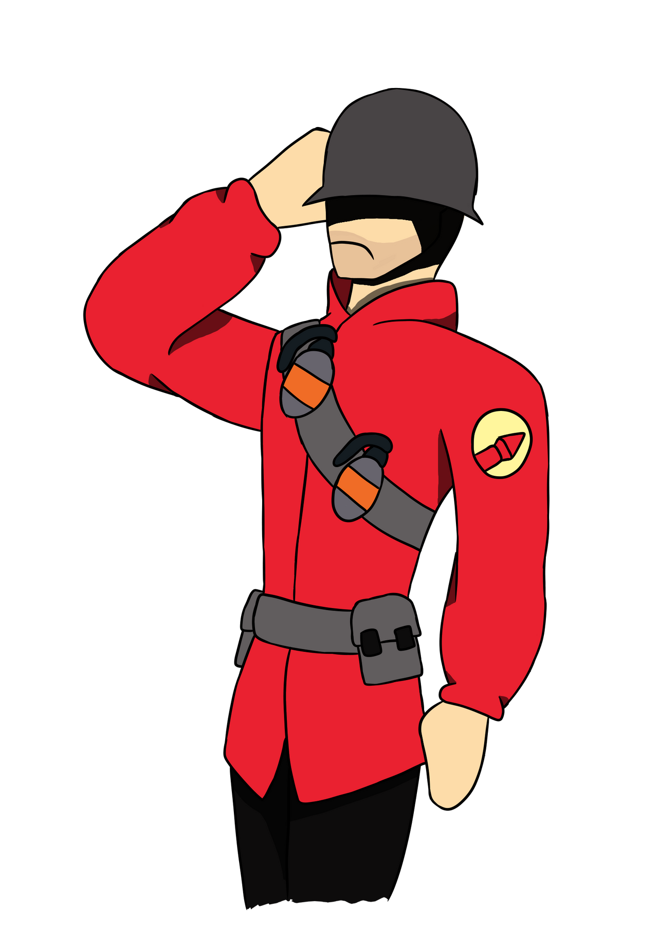 Soldier tf2 by lushter on DeviantArt