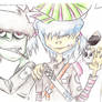 Gorillaz murdoc, 2D and noodle