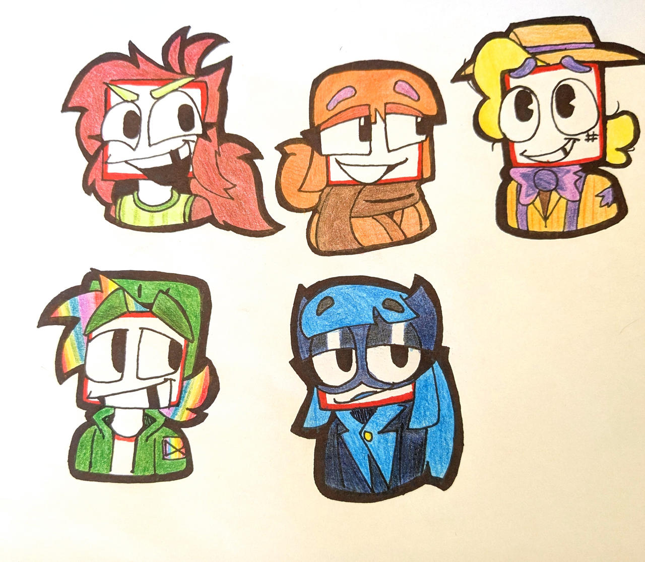 Humanoid Numberblocks designs 11-15 by FreezeOfBlackrock on DeviantArt