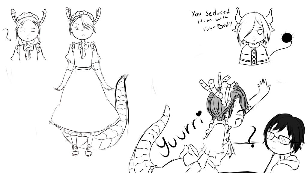 Miss Kobayashis Dragon Maid : Yuri On Ice Au!