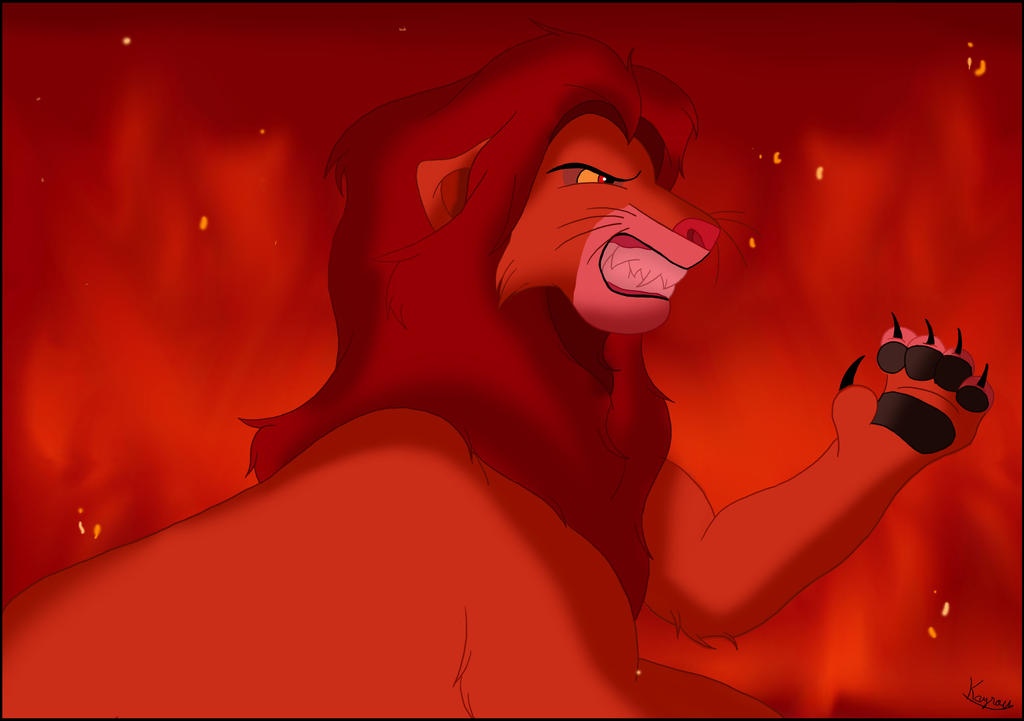 Simba's fight for Prideland by Kayrou on DeviantArt