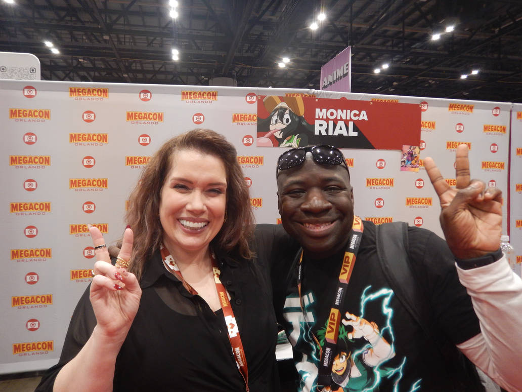 Third Meeting with Monica Rial at MegaCon 2025 by ShegoXP on DeviantArt
