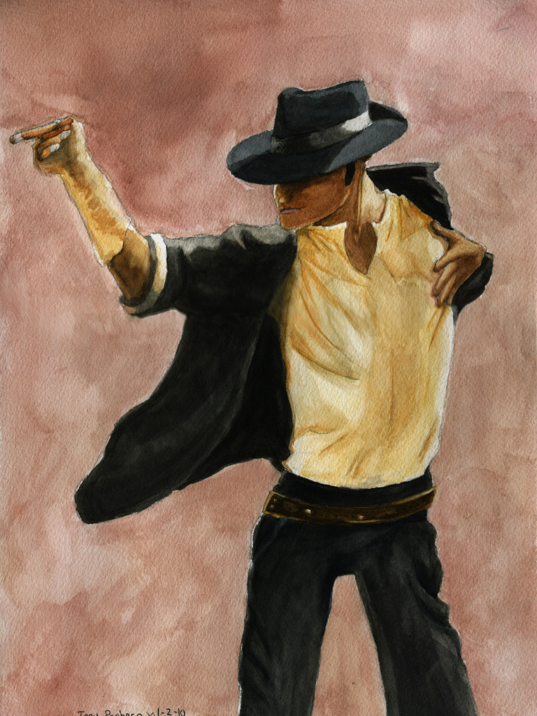 Michael Jackson WaterColor