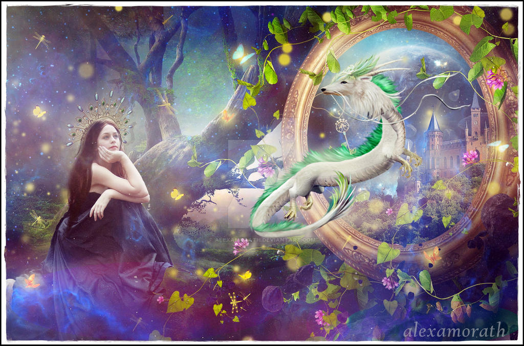 Neverending story - Portal to Dragons land by alexamorath Neverending story - Portal to Dragons land by alexamorath