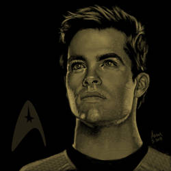 Star Trek portrait series 02 - Kirk - Pine