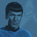 Star Trek TOS portrait series 02a - Spock - Nimoy