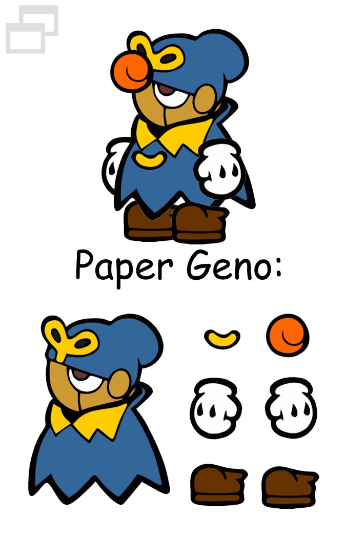 Paper Geno by Slushy-man on DeviantArt