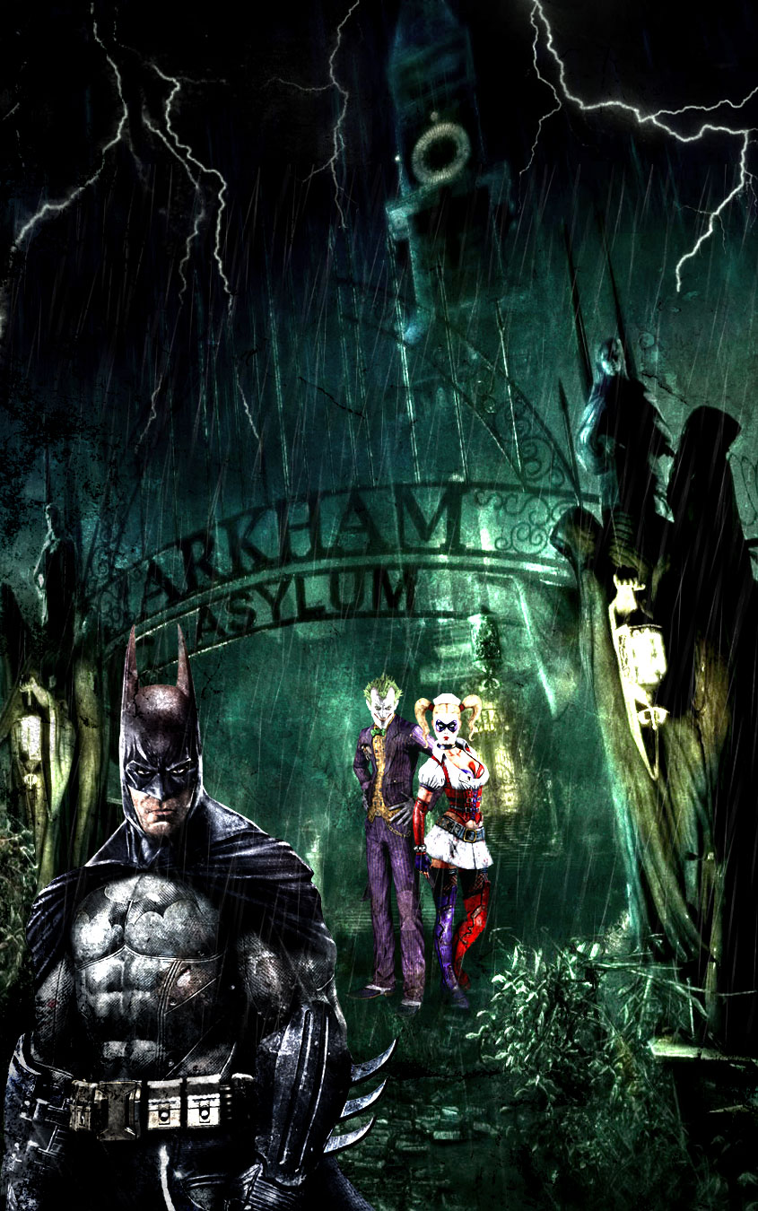 Batman Arkham Asylum - Logo Wall Mural