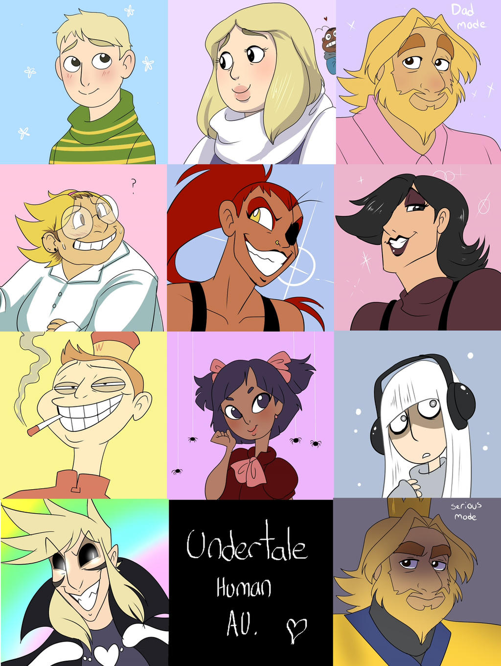 Undertale Human Au By Yuramec On Deviantart