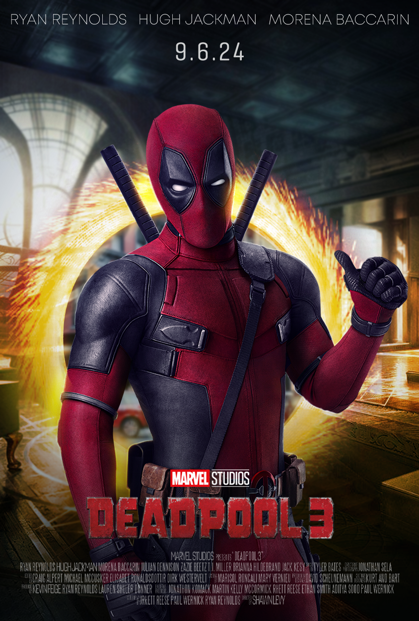 Deadpool 3 Movie Poster by KevindaGhost on DeviantArt