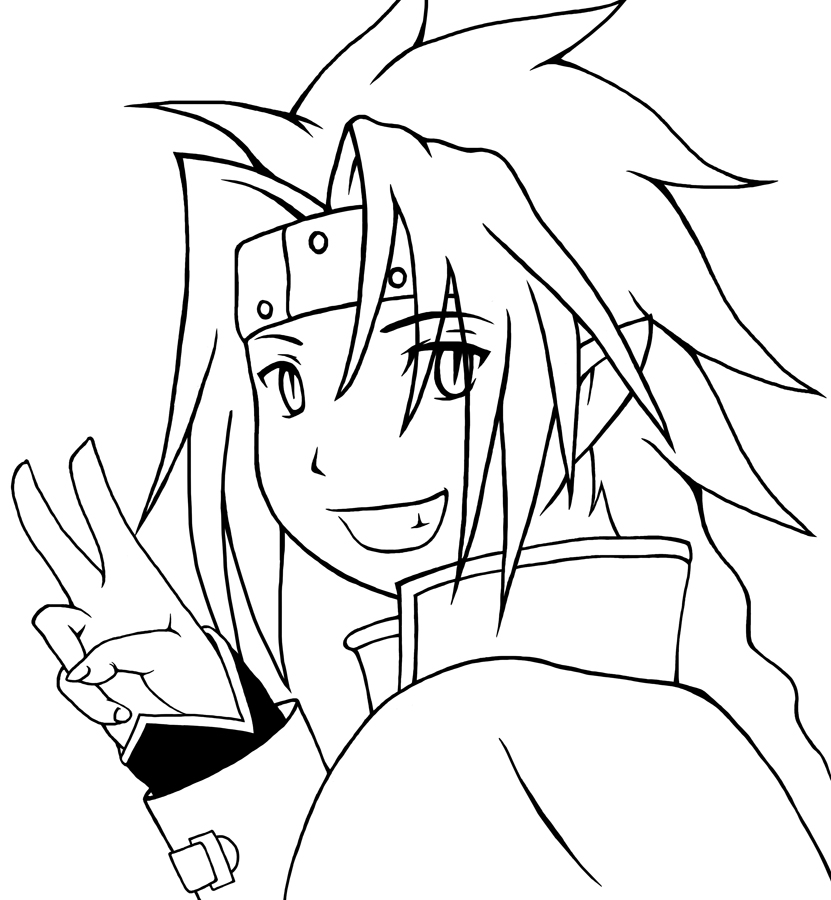 2010 - Chrno's smile lineart