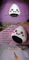 How to make an onigiri plush