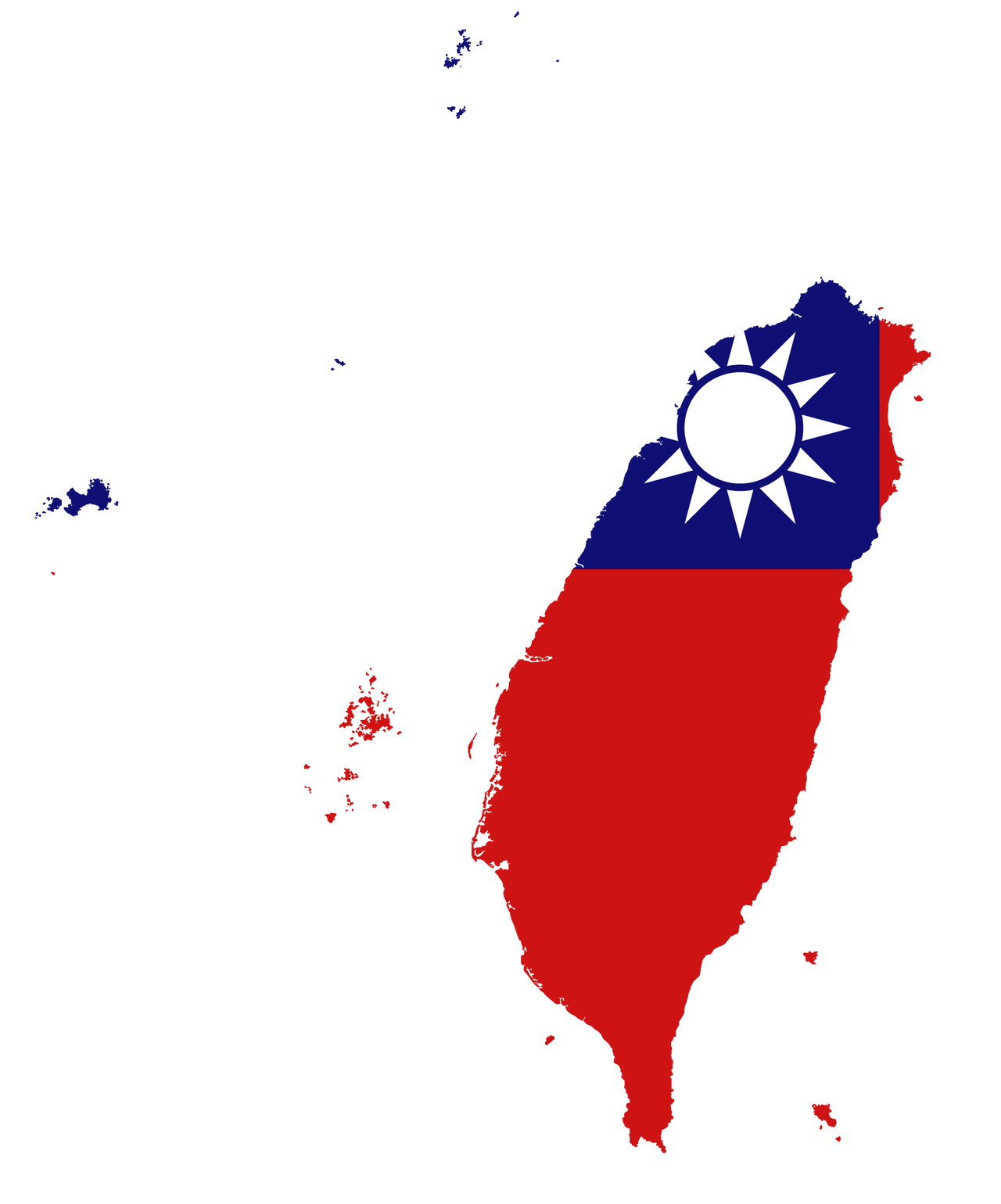 Taiwan Roc Flagmap of Taiwan (Republic of China) by popup345 on DeviantArt