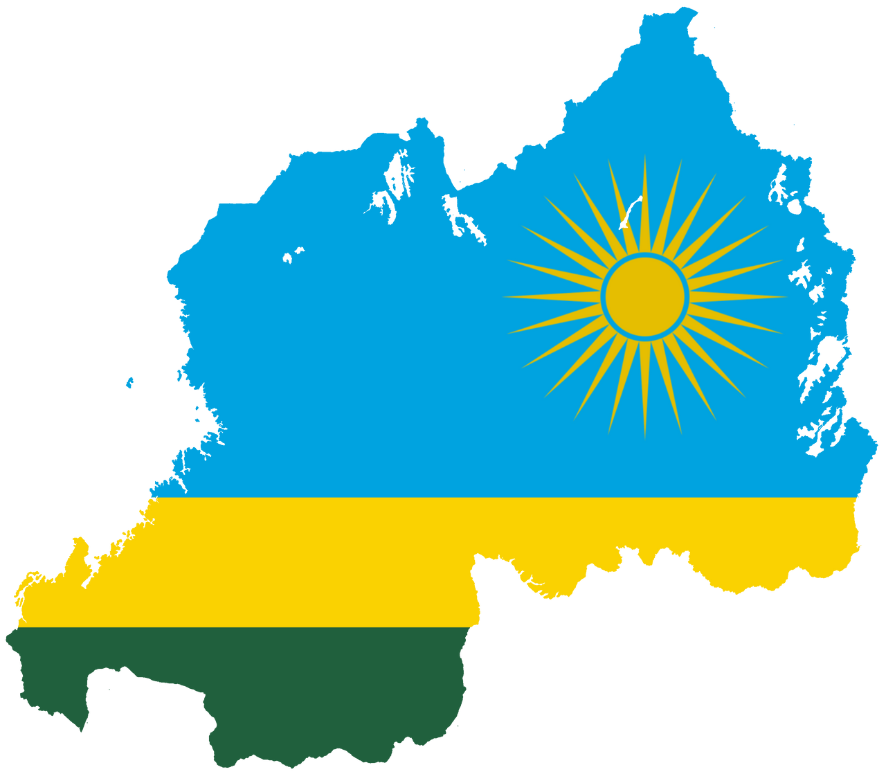 Flagmap of Rwanda by popup345 on DeviantArt