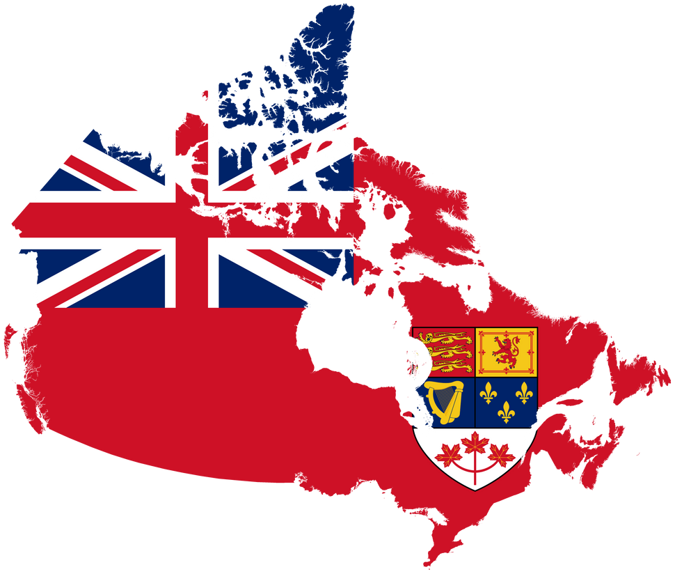 Flagmap of Dominion of Canada by popup345 on DeviantArt