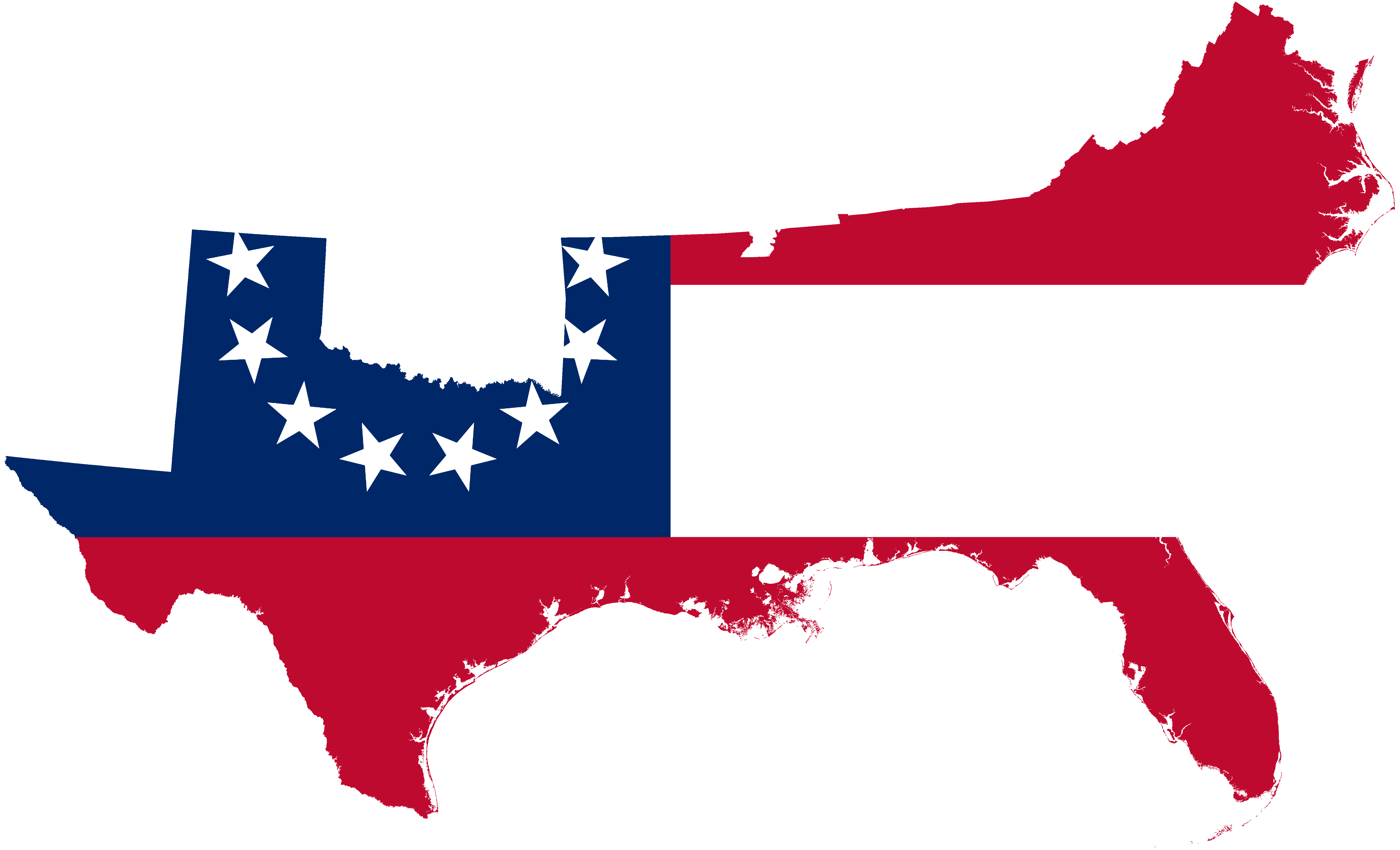 Flagmap of the Confederacy by popup345 on DeviantArt