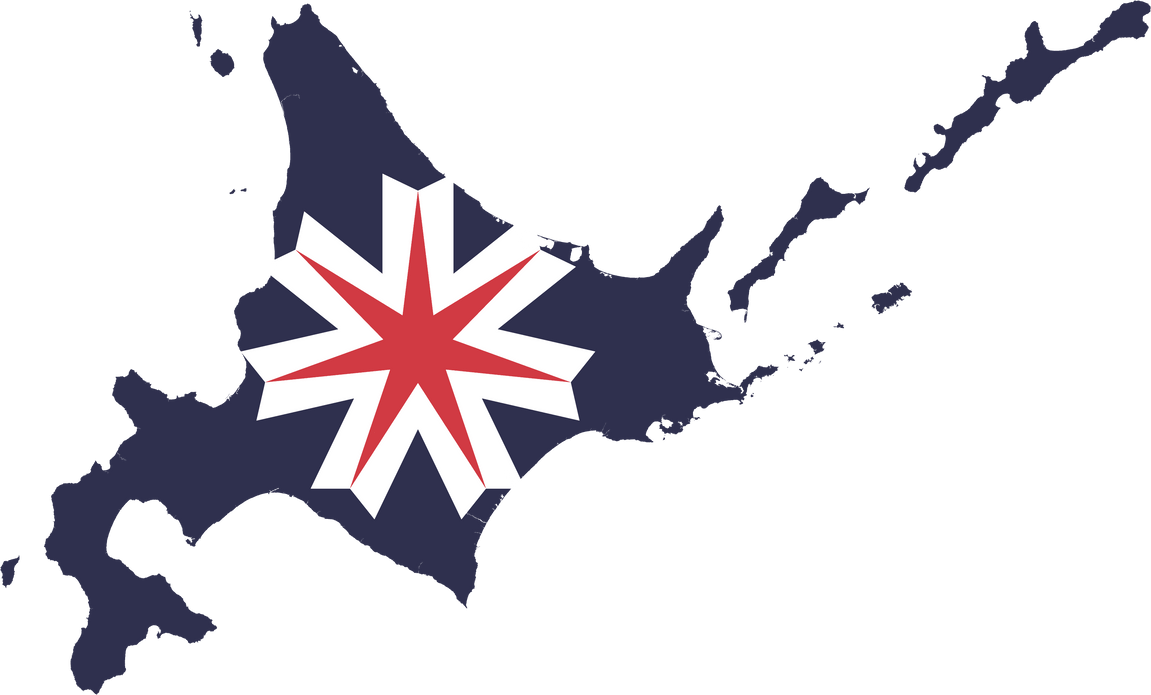 Flagmap of Hokkaido by popup345 on DeviantArt
