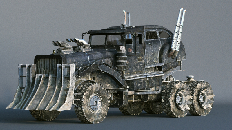 War Rig 3d model by Araiel on DeviantArt