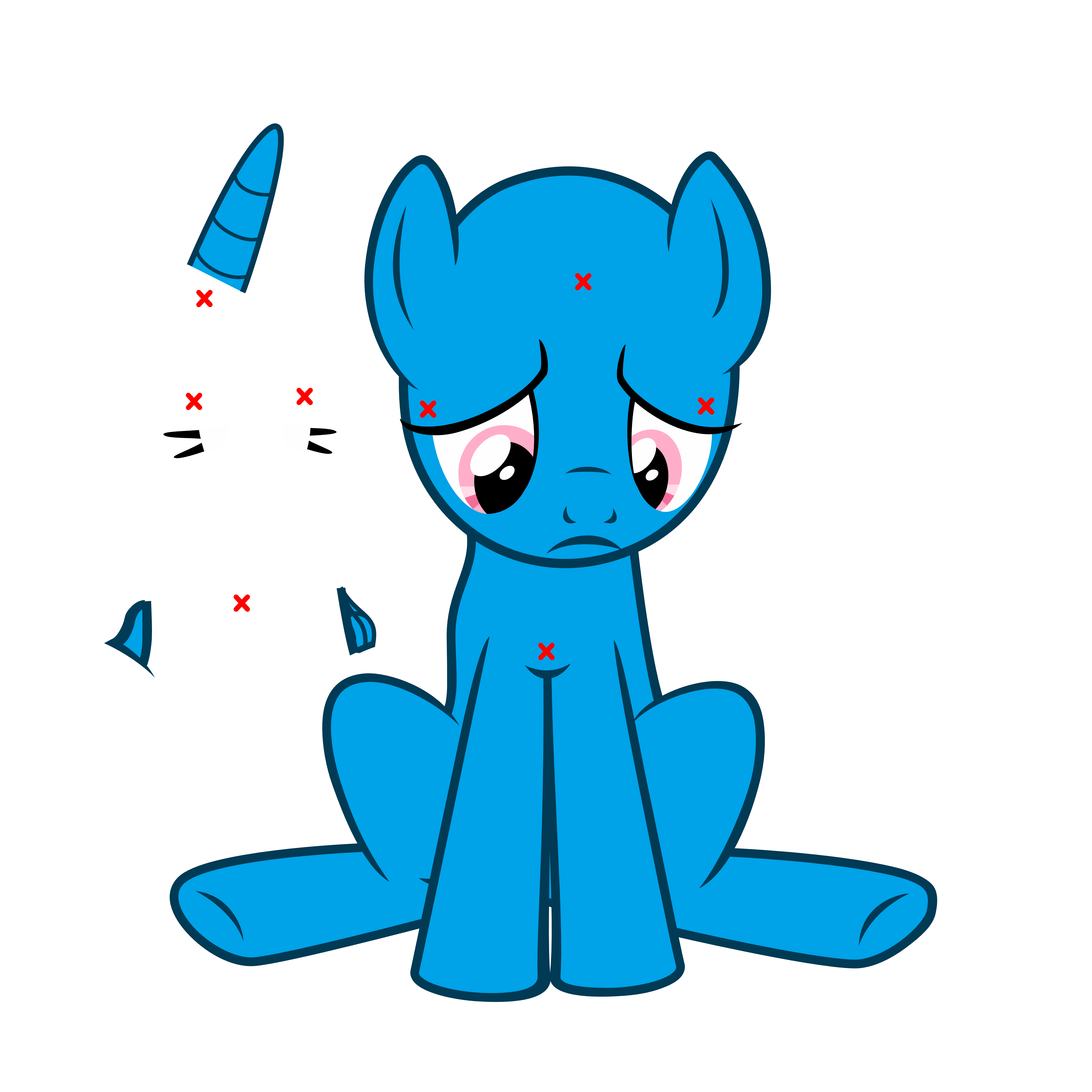 (base) Sad pony