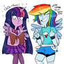 TwilightSparkle and RainbowDash