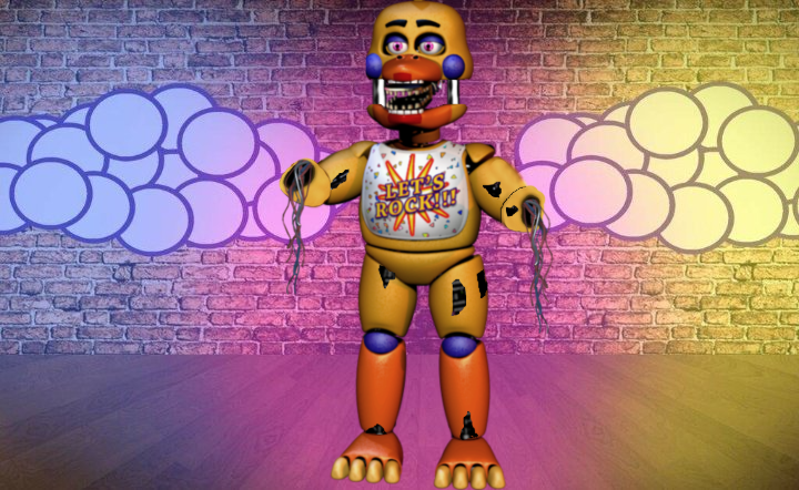 205046 - safe, artist:bootsdotexe, withered chica (fnaf