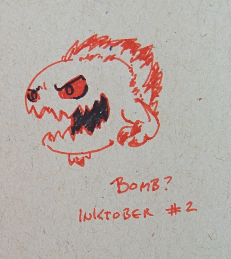 #Inktober 2017 - Bomb by pro-mole