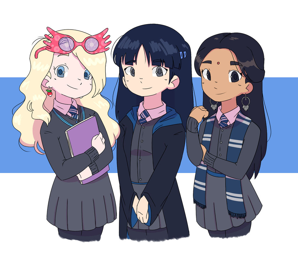 Ravenclaw Deviantart Ravenclaw Girls by DrawWhatYouLike on DeviantArt