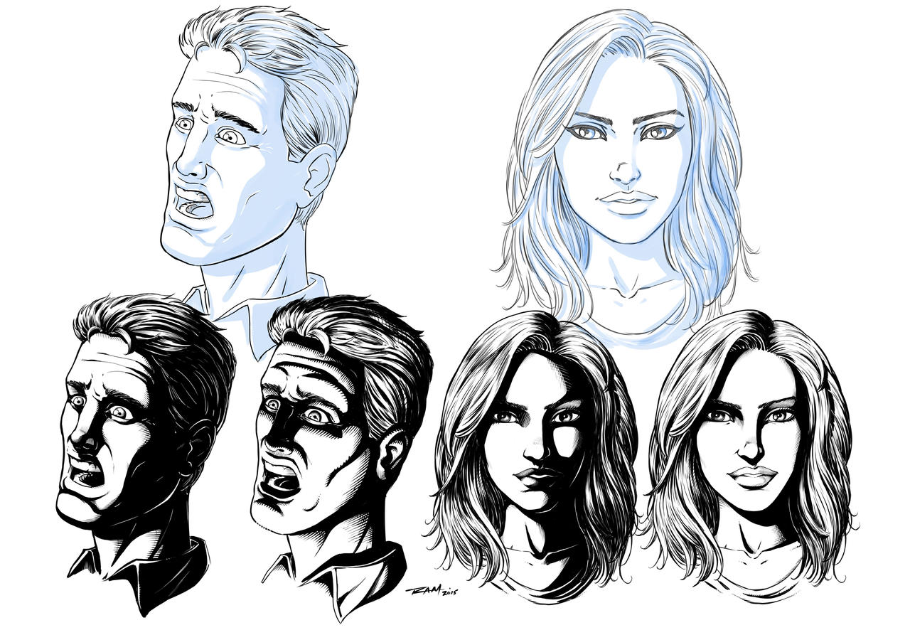 How to Apply Shadows to Comic Book Faces by robertmarzullo on DeviantArt