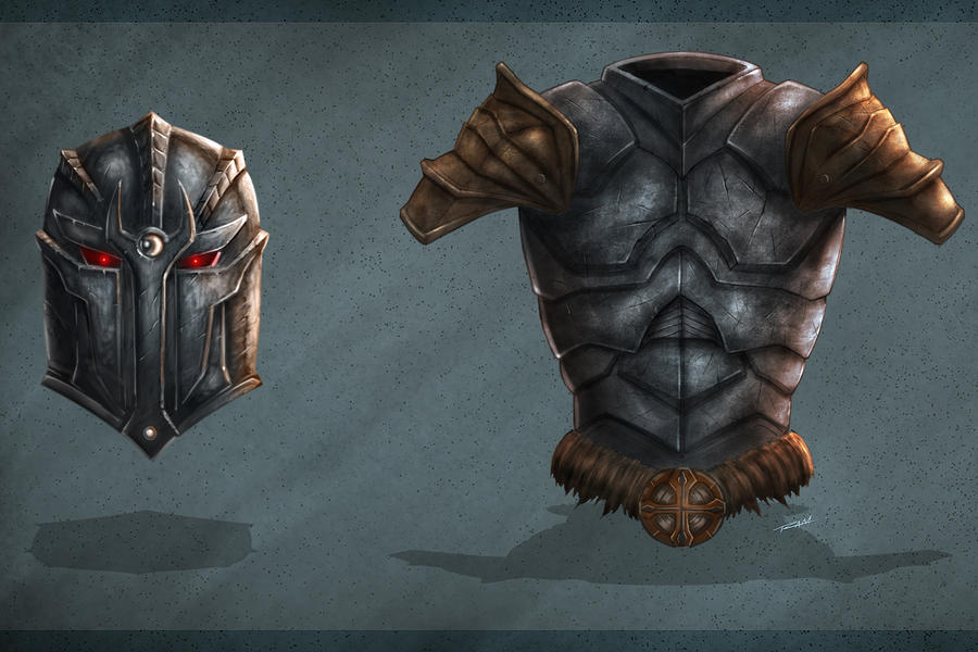 Armor Concept Art by robertmarzullo