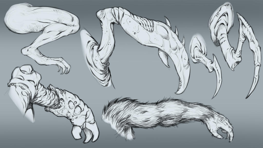 Creature Design Sketches 001 by robertmarzullo on DeviantArt
