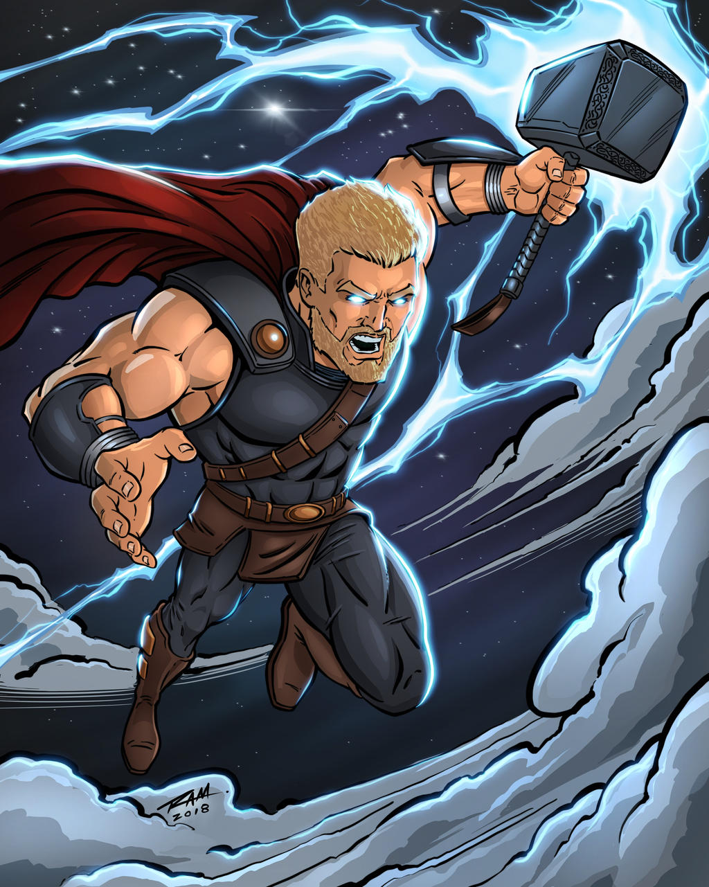 Thor Ragnarok - Fan Art Color by robertmarzullo on DeviantArt