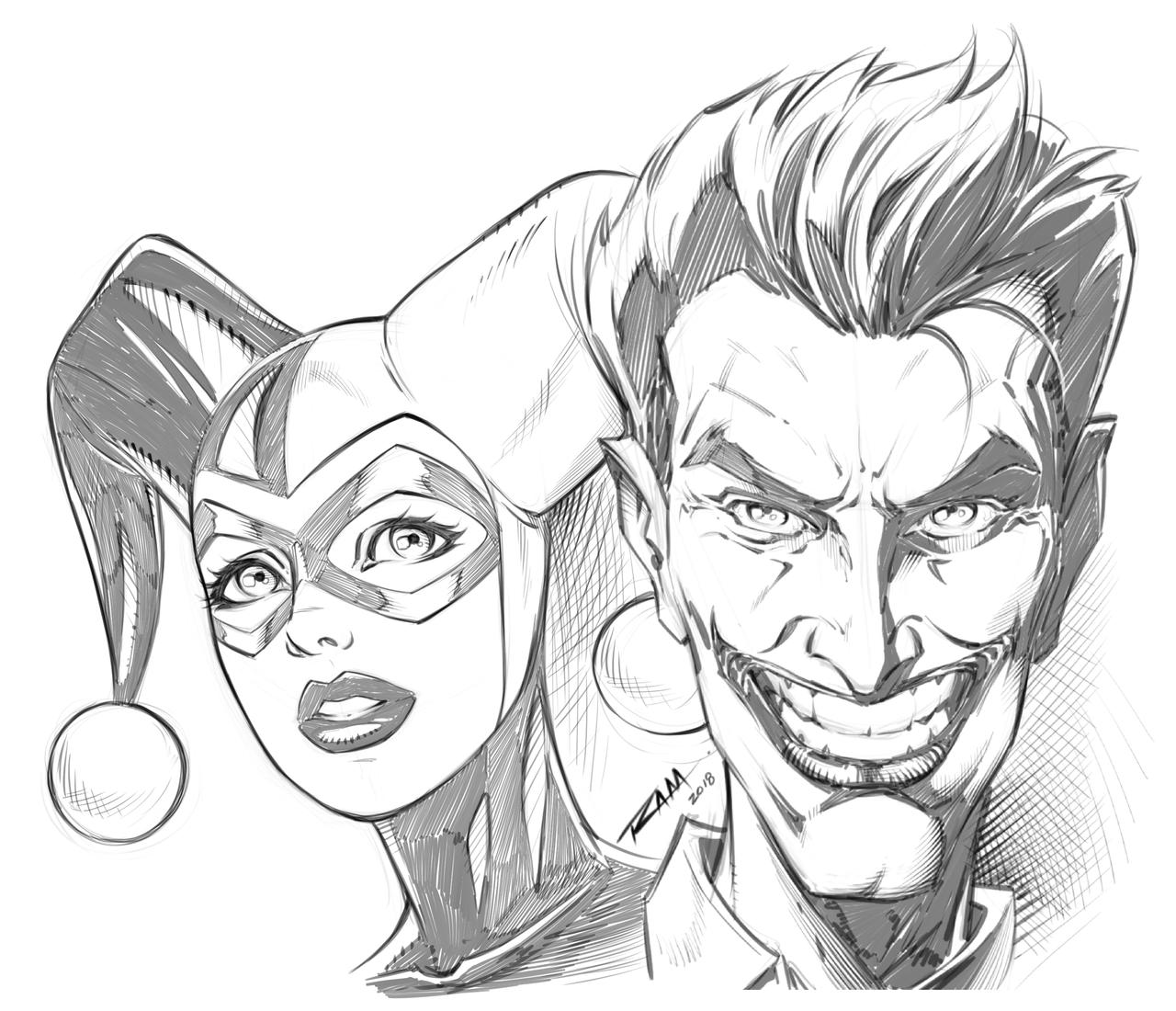 Joker And Harley Quinn By Robertmarzullo On Deviantart Joker And Harley Quinn By Robertmarzullo On Deviantart