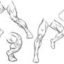 Leg Poses - Male and Female