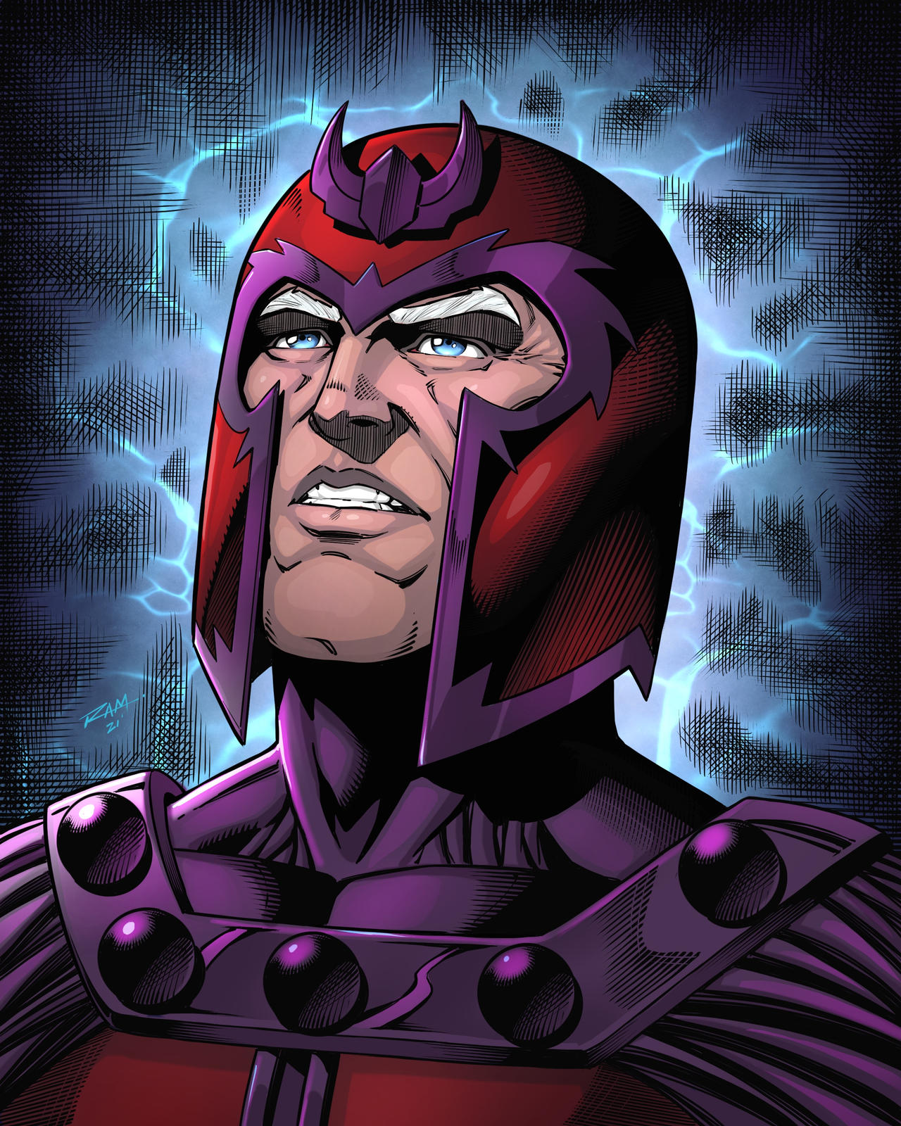 Magneto Color Magneto by robertmarzullo on DeviantArt