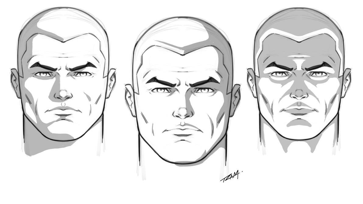 Head Lighting Reference Sheet by robertmarzullo DeviantArt