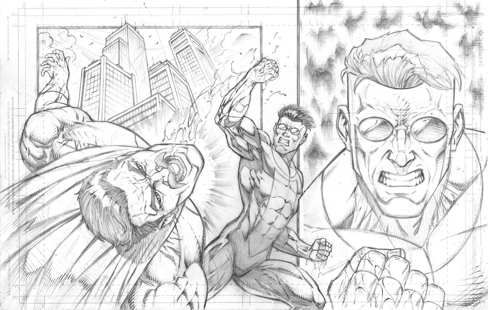 Invincible Vs Omni Man By Robertmarzullo On DeviantArt Invincible Vs Omni Man By Robertmarzullo On Deviantart
