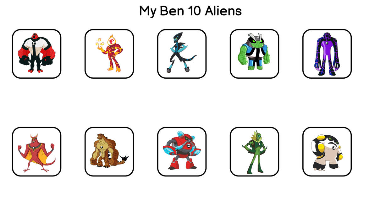Ben 10 Reboot: My Ben 10 Aliens by GioDrawz2011 on DeviantArt