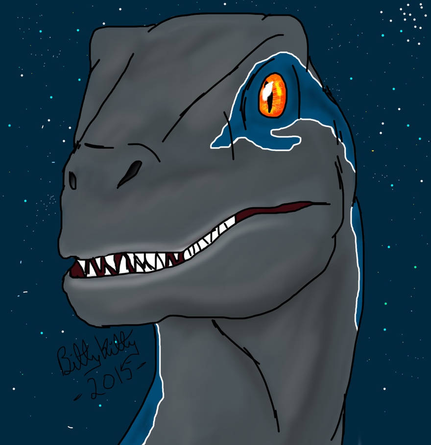 Blue is Best Raptor by bittykitty on DeviantArt