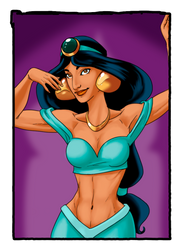 Jasmine from Alladin - #SixFanarts