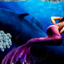 Mermaid And The Deep Blue Sea