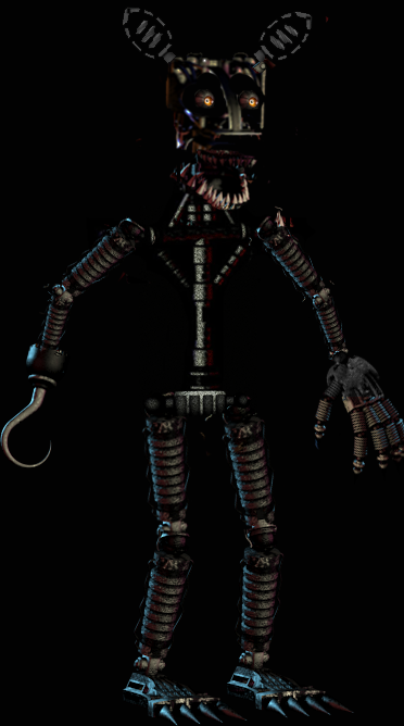 Nightmare Foxy Endoskeleton.