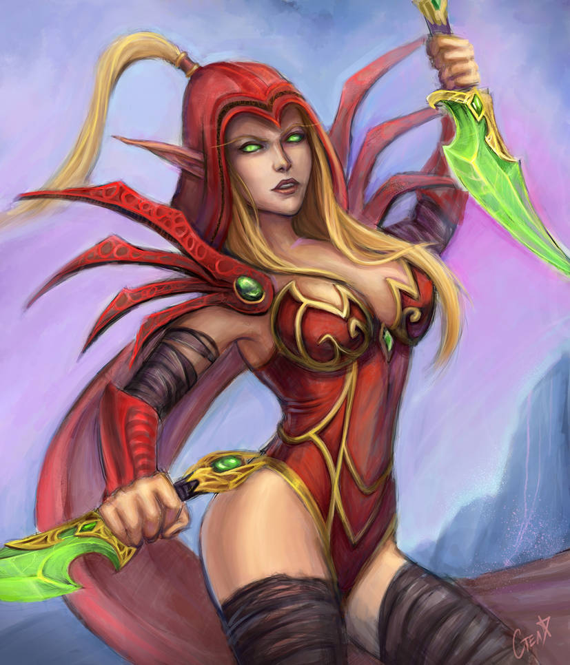 Valeera Sanguinaar by jellyxbat