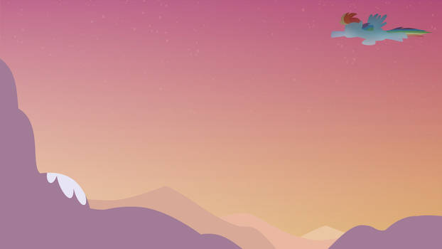 Wallpaper - Rainbow Dash and Twilight