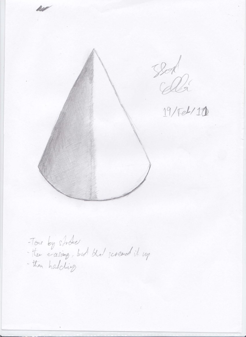 Triangular Cone Shading Example Cone shading 19-Feb-11 by Visionary-Maniac on DeviantArt