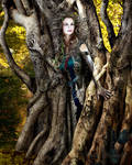 Golden Wood Dryad by susanschroderarts