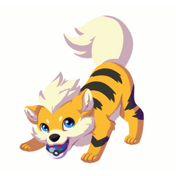 Wagging Growlithe