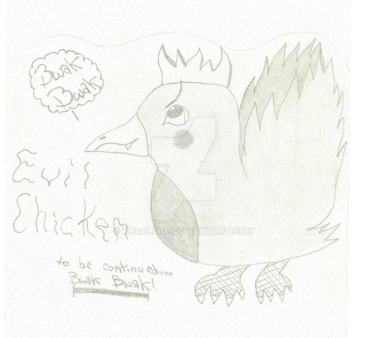 Evil Chicken Colour In Evil Chicken by rosaliine on DeviantArt
