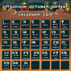 Kitsukoun October Advent Calendar 2017 EVENT