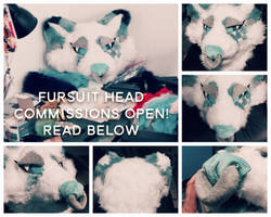 Fursuit Head Commissions OPEN! CHEAP!